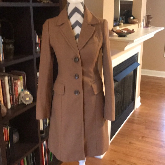 United Colors Of Benetton Jackets & Blazers - United Colors of Benetton Tan Coat Size 2 (38)